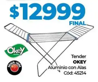 Diarco Tender Okey Aluminio con Alas oferta