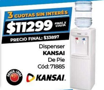 Diarco Dispenser Kansai de Pie oferta