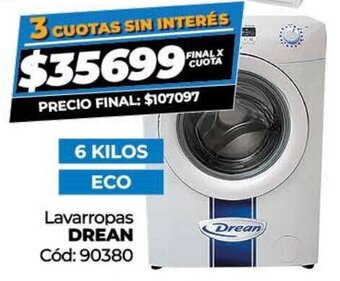 Diarco Lavarropas Drean oferta