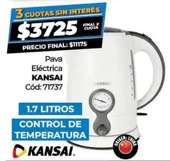 Diarco Pava Eléctrica Kansai 1.7 litros oferta