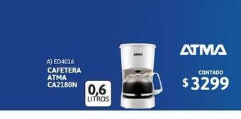 Cetrogar Cafetera Atma Ca2180n oferta