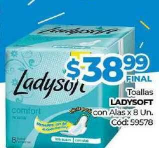 Diarco Ladysoft Toallas Con Alas x 8 Un oferta