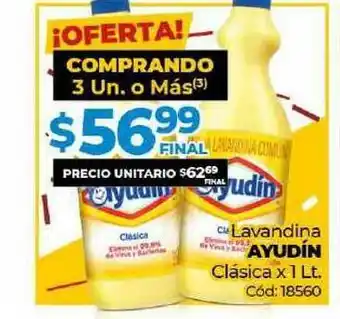 Diarco Lavandina Ayudín Clásica x 1lts oferta
