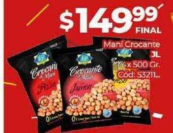 Diarco Jl Mani Crocante x 500gr oferta
