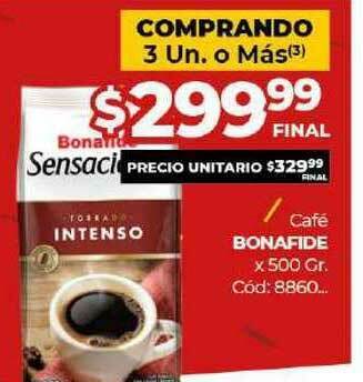 Diarco Café Bonafide x 500gr oferta