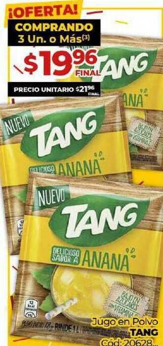 Diarco Jugo En Polvo Tang oferta