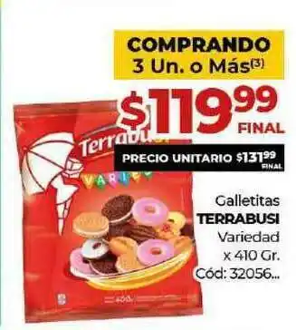 Diarco Galletitas Terrabusi Variedad x 410gr oferta