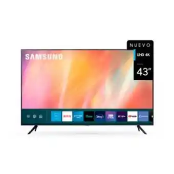 Frávega Smart tv 4k uhd samsung 43" un43au7000gc oferta