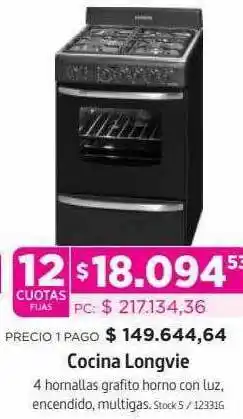 Blancoamor Cocina longvie oferta