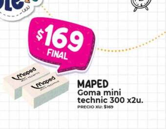 Supermayorista Vital Maped goma mini technic oferta