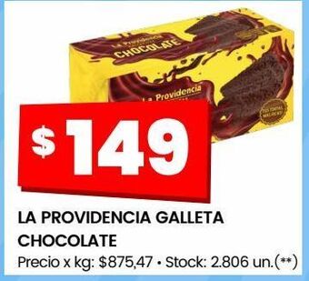 Changomas La providencia galleta chocolate oferta