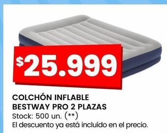 Changomas Colchón inflable bestway pro 2 plazas oferta