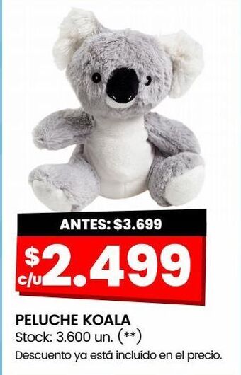 Changomas Peluche koala oferta