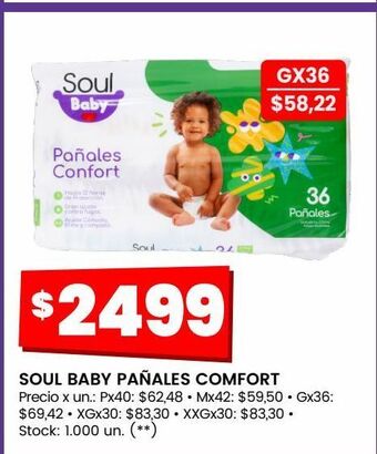 Changomas Soul baby pañales comfort oferta