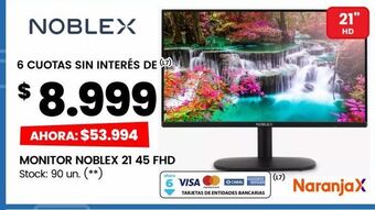 Changomas Monitor noblex 21 45 fhd oferta