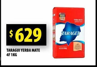 Punto Mayorista Taragui yerba mate 4f 1kg oferta