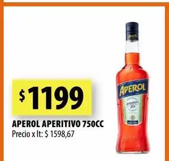 Punto Mayorista Aperol aperitivo 750cc oferta
