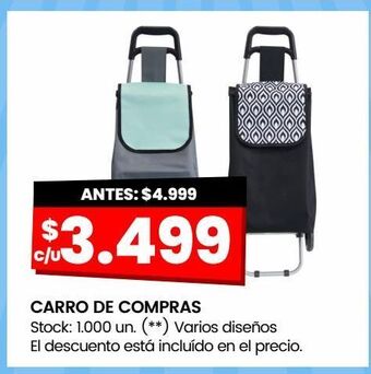 Changomas Carro de compras oferta