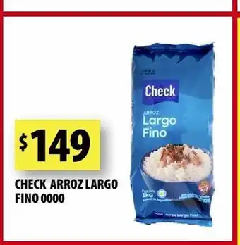 Punto Mayorista Check arroz largo fino 0000 oferta