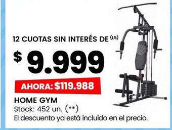 Changomas Home gym oferta