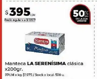 Disco Manteca la serenísima oferta