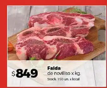 Disco Falda de novillito oferta
