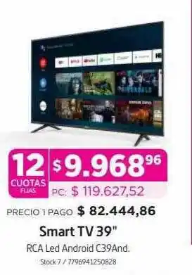 Blancoamor Smart tv 39 oferta