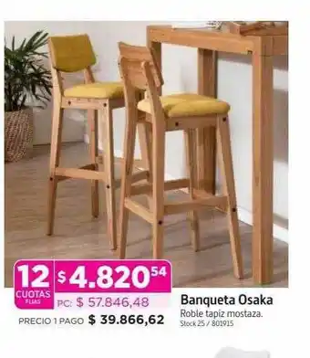 Blancoamor Banqueta osaka oferta