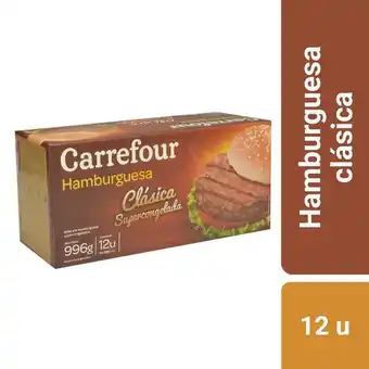 Carrefour Hamburguesa carrefour clásica 12 u. oferta