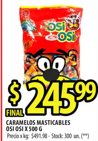 Punto Mayorista Osi Osi Caramelos Masticables x 500g oferta