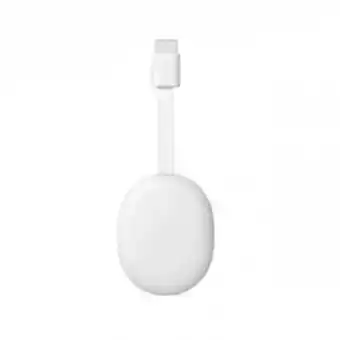 Frávega Chromecast 4 - with google tv - 4k - snow oferta