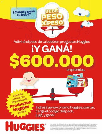 Supermercados DIA Huggies oferta
