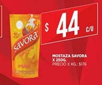 Supermercados DIA Mostaza Savora x 250g oferta