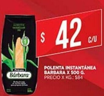 Supermercados DIA Polenta Instantánea Barbara x 500g oferta