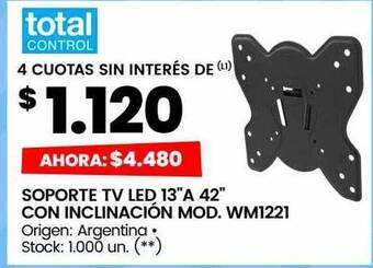 Changomas Soporte tv led 13 oferta