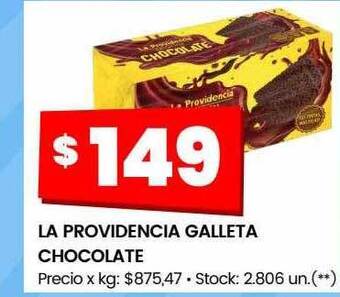 Changomas La providencia galleta chocolate oferta