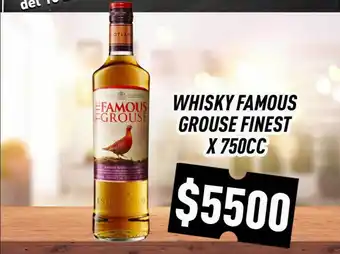 Supermercados Zeta Whisky famous grouse finest oferta