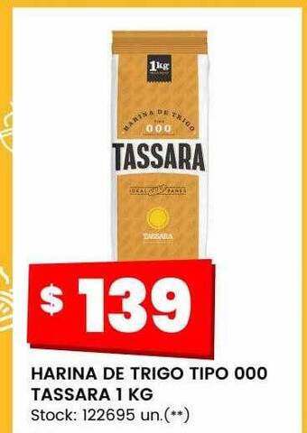 Changomas Harina de trigo tipo 000 tassara oferta