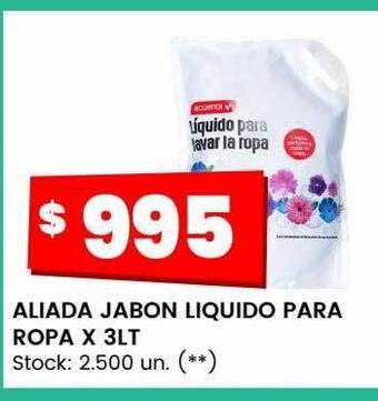 Changomas Aliada jabon liquido para ropa oferta
