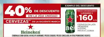 Supermercados DIA Cerveza en lata heineken oferta