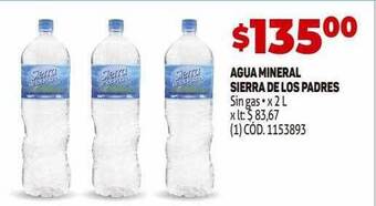 Makro Agua mineral sierra de los padres oferta