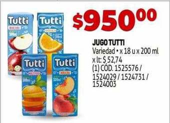 Makro Jugo tutti oferta