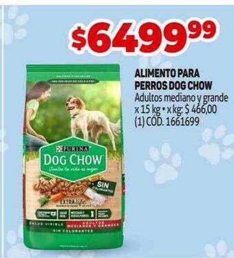 Makro Alimento para perros dog chow oferta