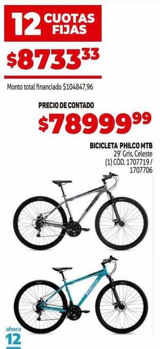 Makro Bicicleta philco mtb oferta