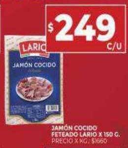 Supermercados DIA Jamón cocido feteado lario oferta