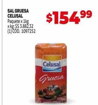 Makro Sal gruesa celusal oferta