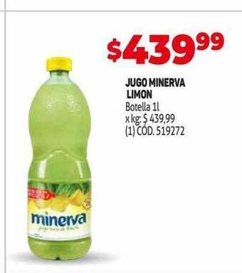 Makro Jugo minerva limon oferta