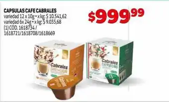 Makro Capsulas cafe cabrales oferta