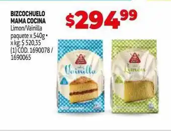 Makro Bizcochuelo mama cocina oferta