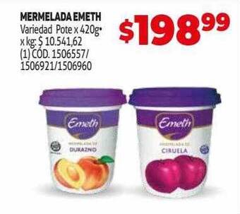 Makro Mermelada emeth oferta